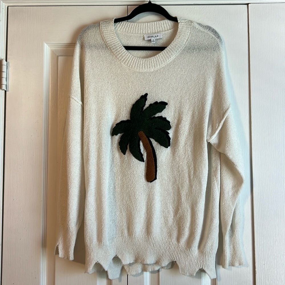 Vice palm tree sweater